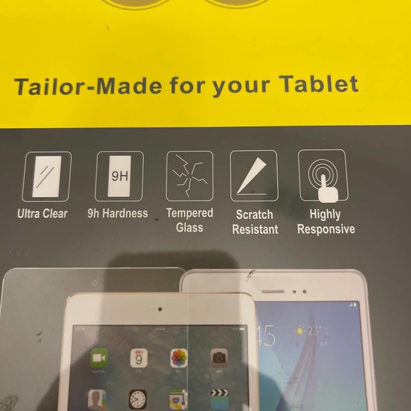 JETech Screen protector tempered Glass Tablet IPad 10.2 inch NWT - Picture 3 of 3